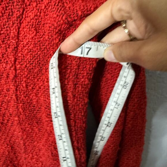 IRO Agnette Tweed Jacket Red Size 1 - Picture 6 of 6